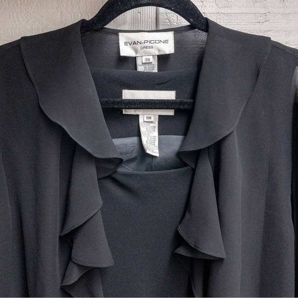 DONATING 02/01 | Vintage Evan Picone Dress and Shrug - Picture 2 of 6